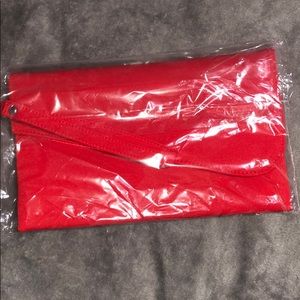 Red hand wallet